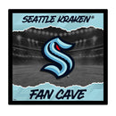 Seattle Kraken 23"H x 23"L LED Wall Decor, Edgelite, Square