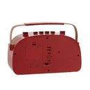 6.5" LED Musical Antique Radio Tabletop Decor,8led456