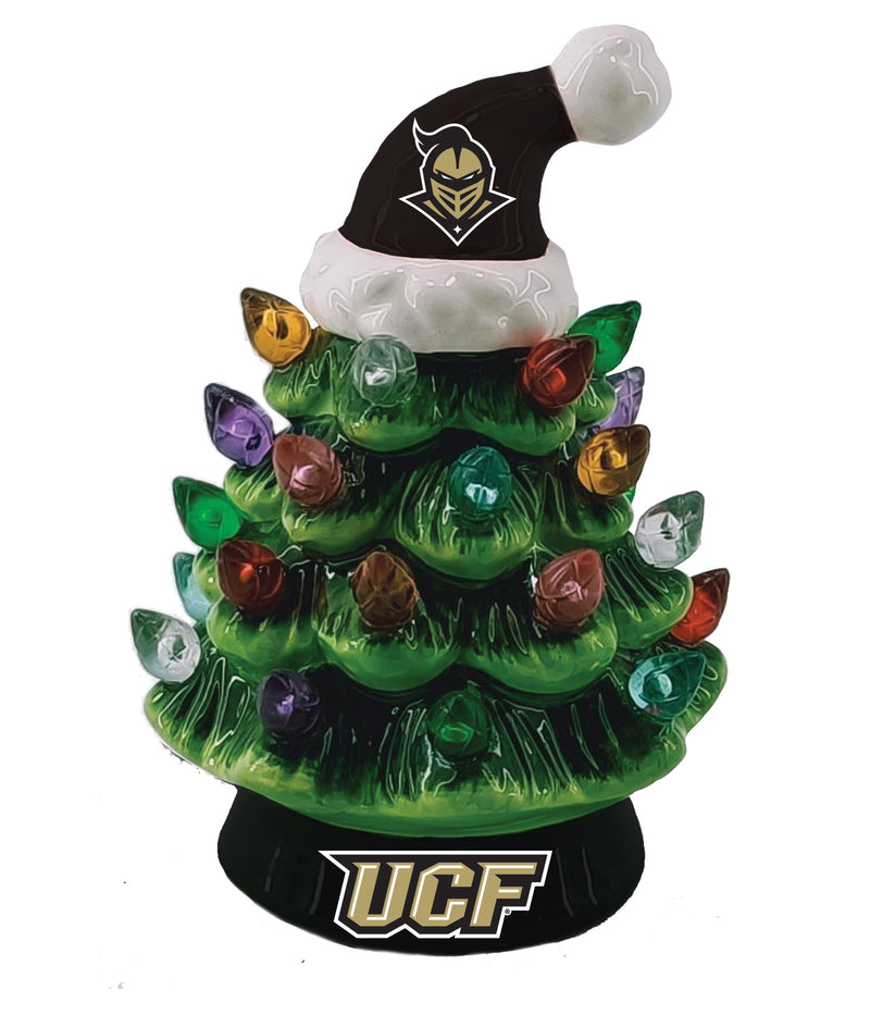 4" Mini LED Tabletop Christmas Tree, University of Central Florida,8led5011mt