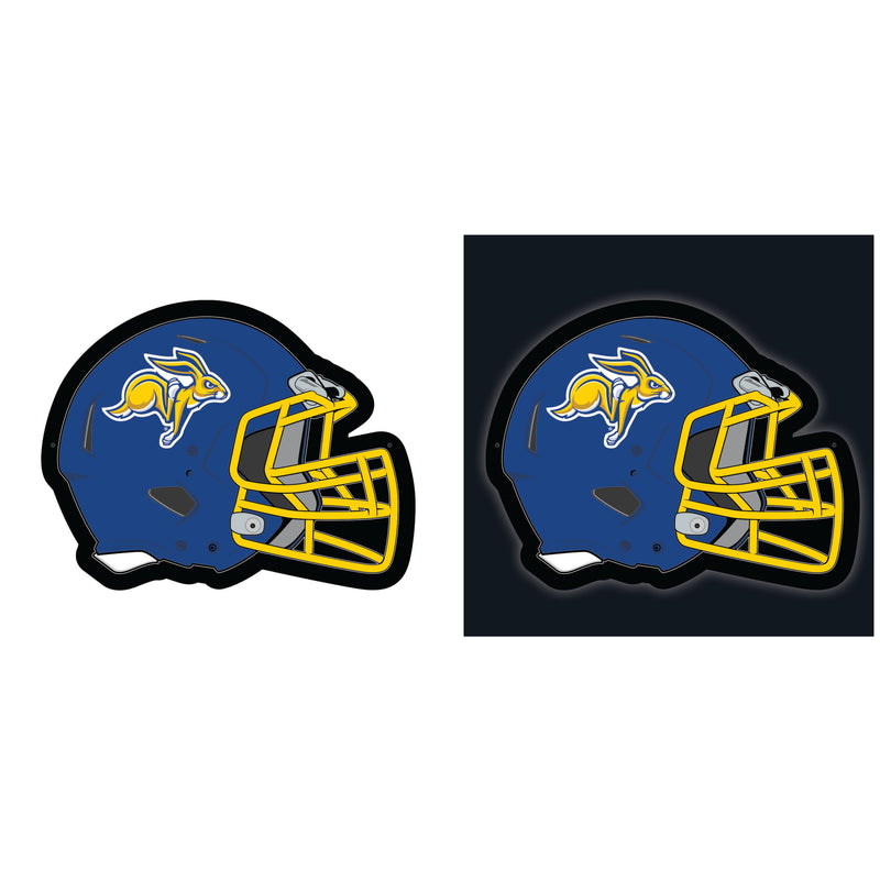 South Dakota State University College Helmet Edgelite LED Decor