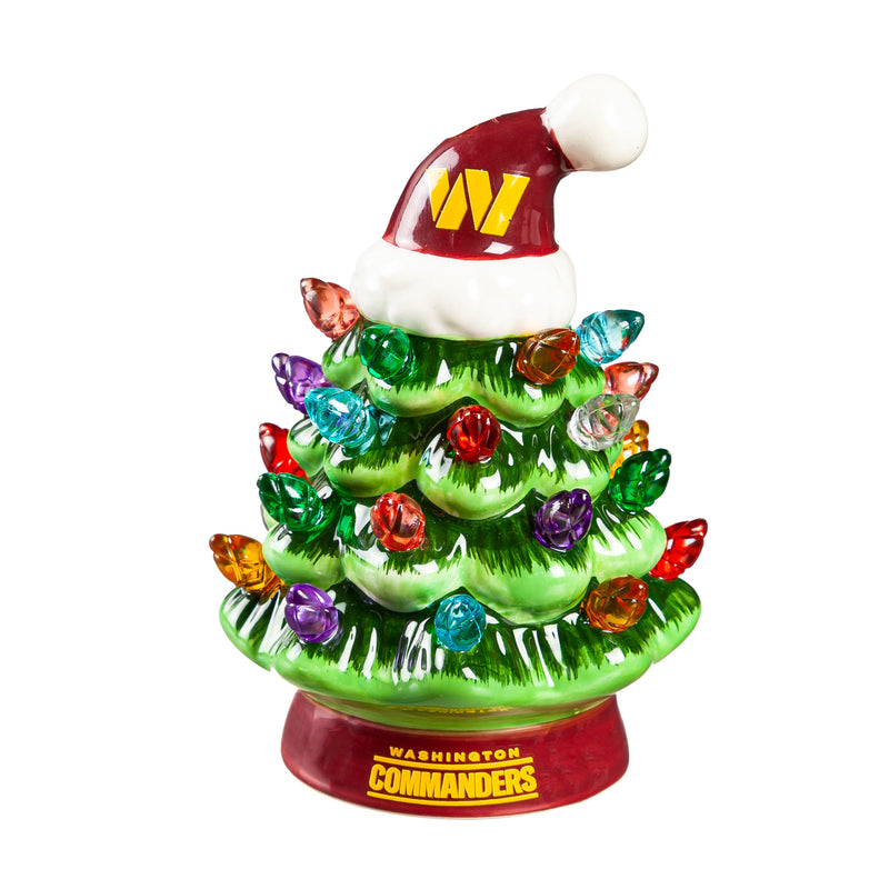 4" Mini LED Tabletop Christmas Tree, Washington Commanders,8led5032mt