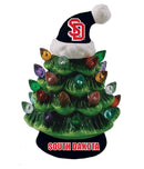4" Mini LED Tabletop Christmas Tree, University of South Dakota,8led5037mt