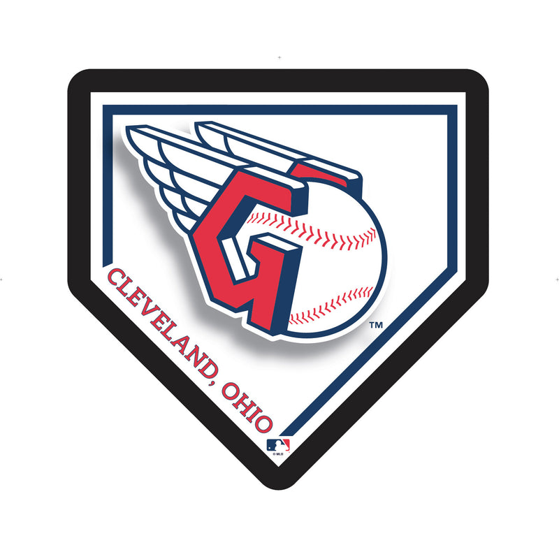 Cleveland Guardians, LED Wall Decor, Edgelite, Baseball Homeplate