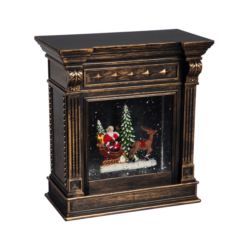 7.5" LED Spinning Water Fireplace Tabletop Décor