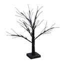 19" High LED Halloween Glittered Tree