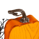 LED Wood "Happy Halloween" Haunted Pumpkin House Table Decor