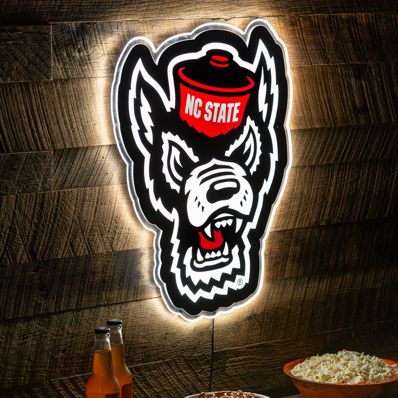 North Carolina State University College Mascot Glazelite LED Decor