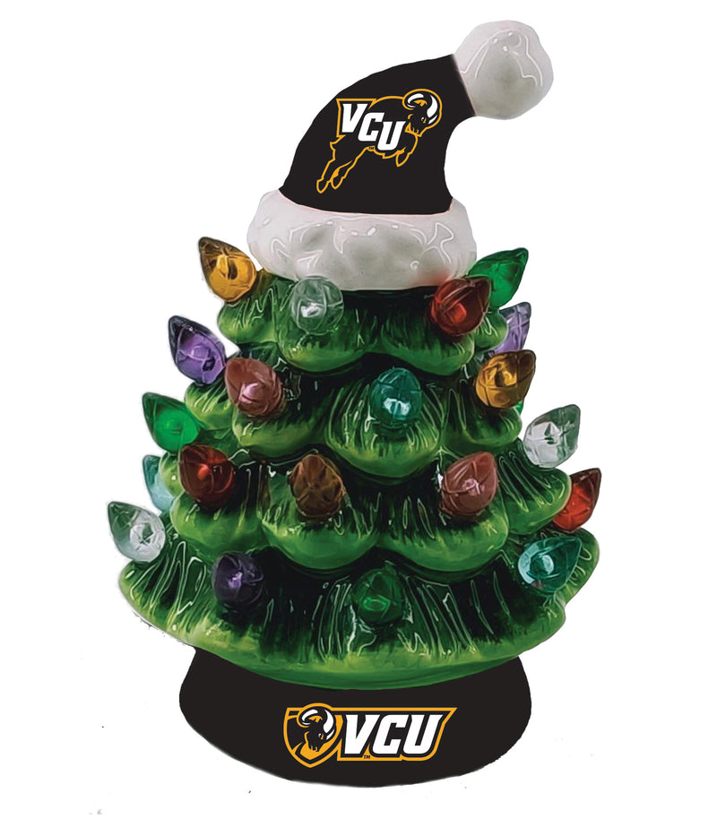 4" Mini LED Tabletop Christmas Tree, Virginia Commonwealth University,8led910mt