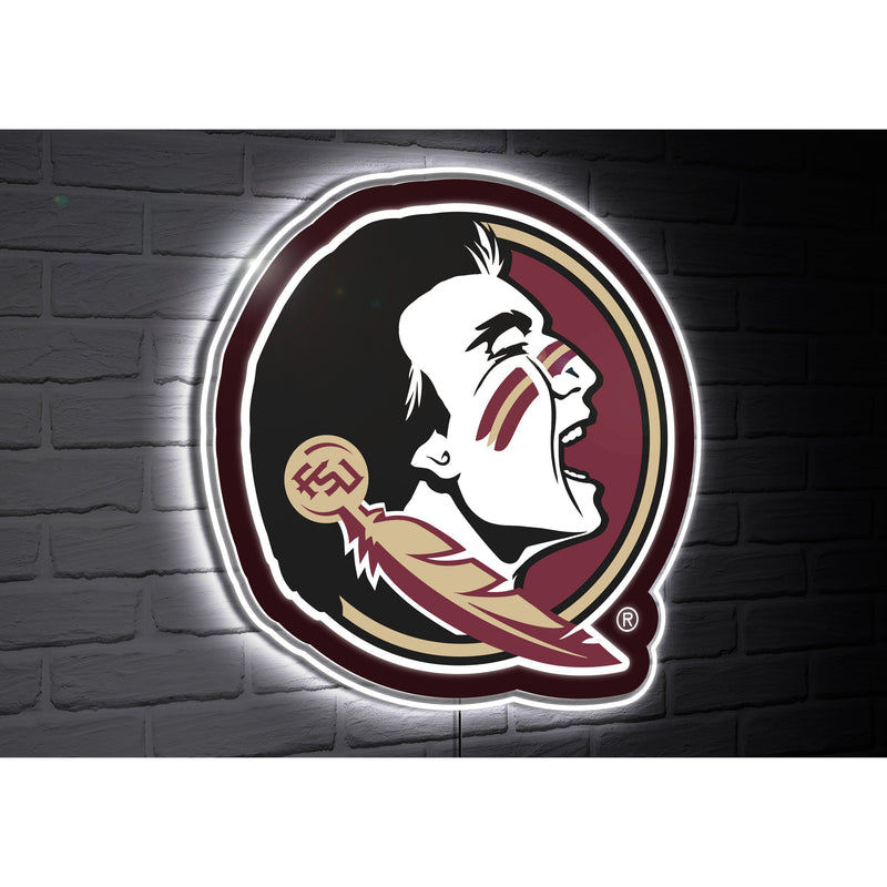 LED Wall Decor, Glazelite, College Mascot, Florida State University,8led918mas