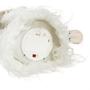 12" LED Fabric Gnome with Ghost Hat Table Décor