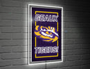 Louisiana State University College Rectangle Neolite LED Decor