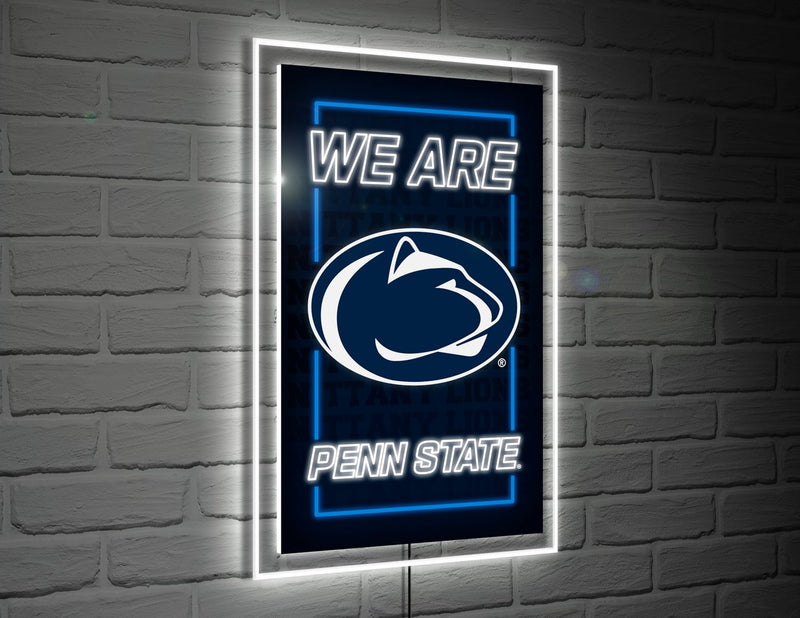 22"H x 14"L NeoLite Wall Décor, Rectangle, Pennsylvania State University,8led922nlrt