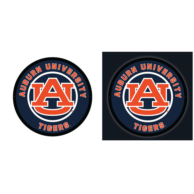 Auburn University College Large Round Edgelite LED Decor