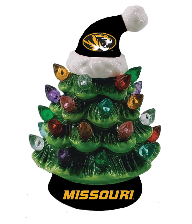 4" Mini LED Tabletop Christmas Tree, University of Missouri,8led930mt