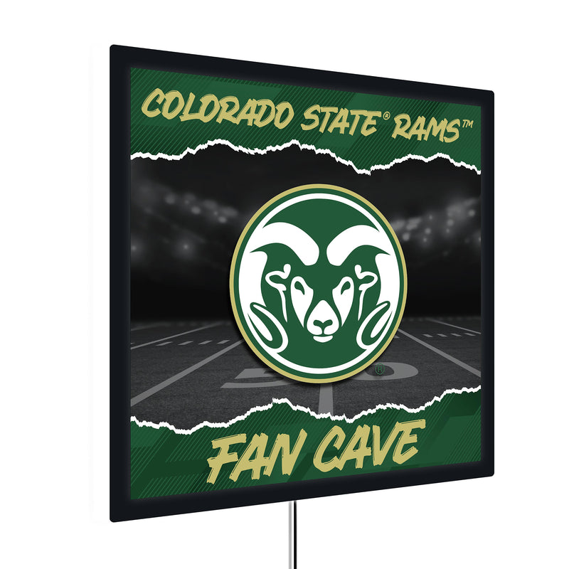 Colorado State University 23"H x 23"L LED Wall Decor, Edgelite, Square