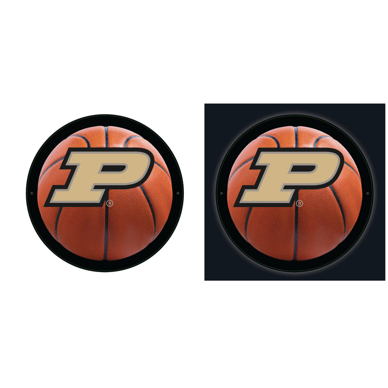 Purdue University College Basketball Small Round Edgelite LED Decor