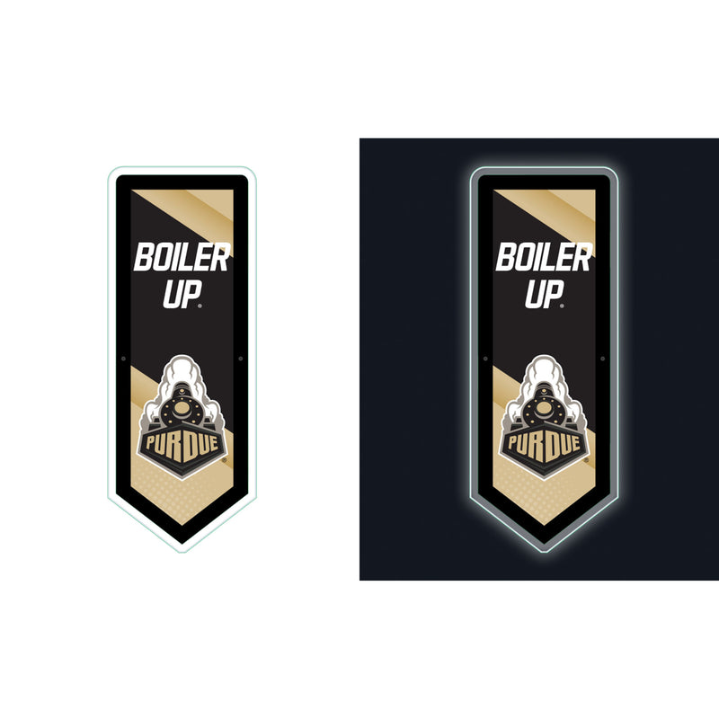 Purdue University College Pennant Glazelite LED Decor