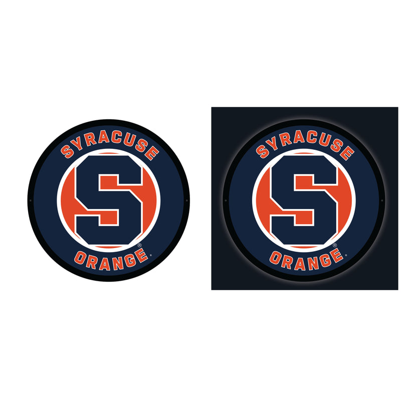 Syracuse University College Large Round Edgelite LED Decor