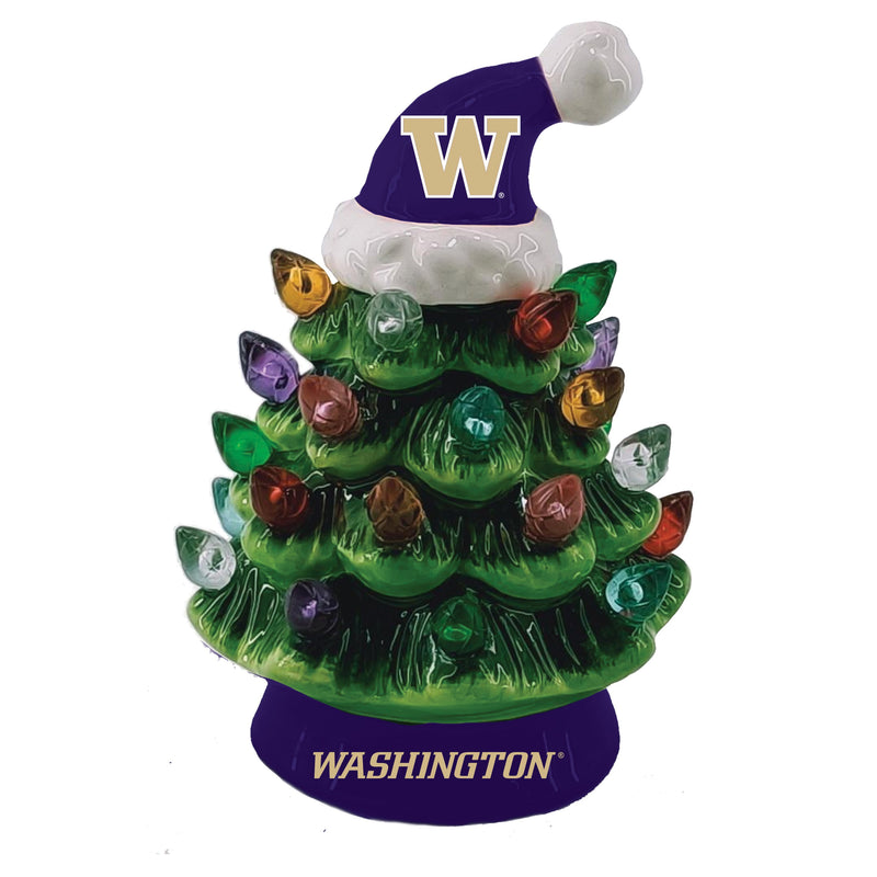 4" Mini LED Tabletop Christmas Tree, University of Washington,8led941mt