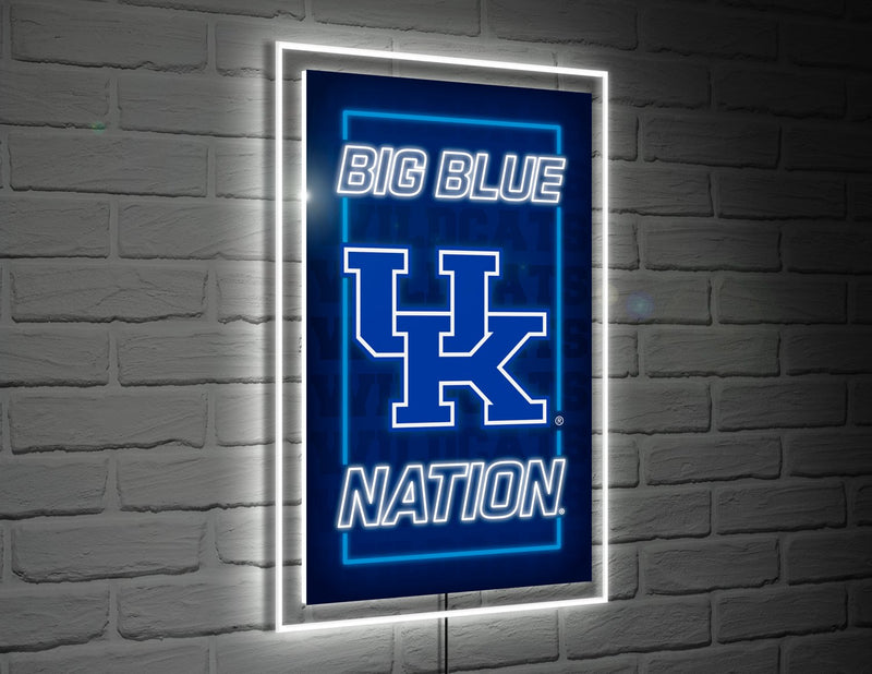 22"H x 14"L NeoLite Wall Décor, Rectangle, University of Kentucky,8led944nlrt