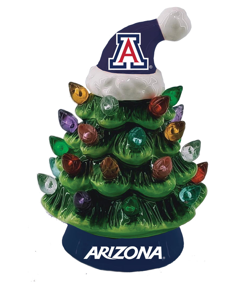 4" Mini LED Tabletop Christmas Tree, University of Arizona,8led945mt