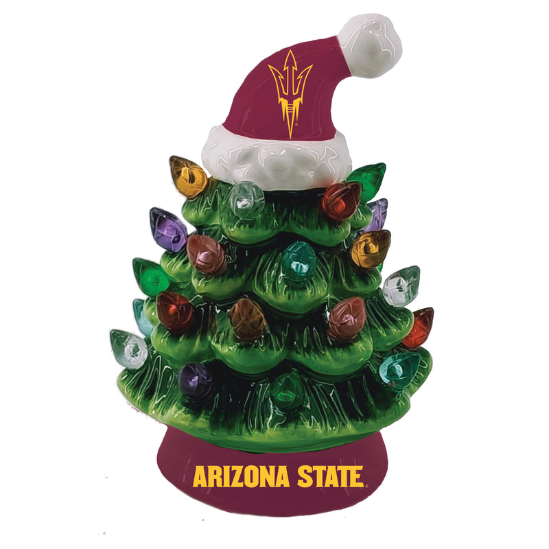 Arizona State University 8" LED Ceramic Christmas Tree