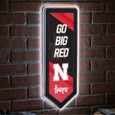 LED Wall Decor, Pennant, University of Nebraska,8led949pen