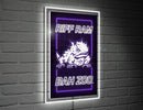 22"H x 14"L NeoLite Wall Decor, Rectangle, Texas Christian University,8led960nlrt