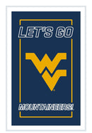 West Virginia University College Rectangle Neolite LED Decor