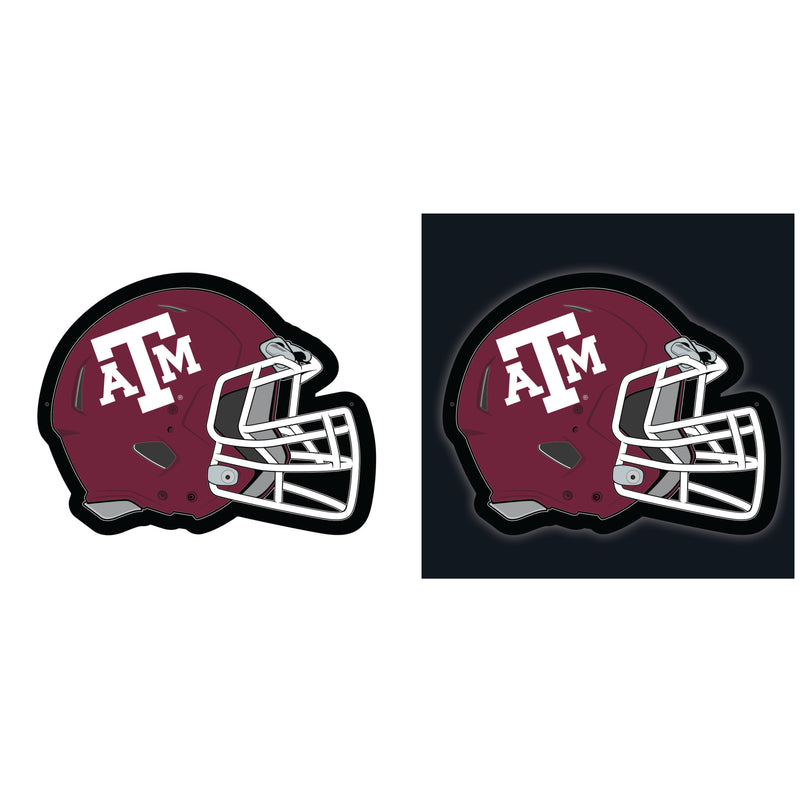Texas A&M College Helmet Edgelite LED Decor