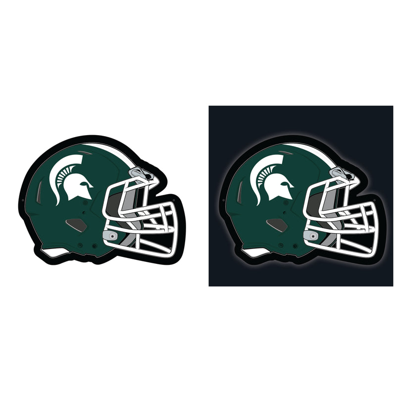 Michigan State University College Helmet Edgelite LED Decor