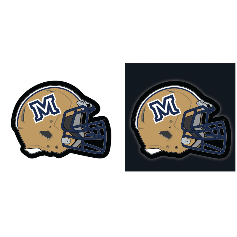 Montana State University College Helmet Edgelite LED Decor