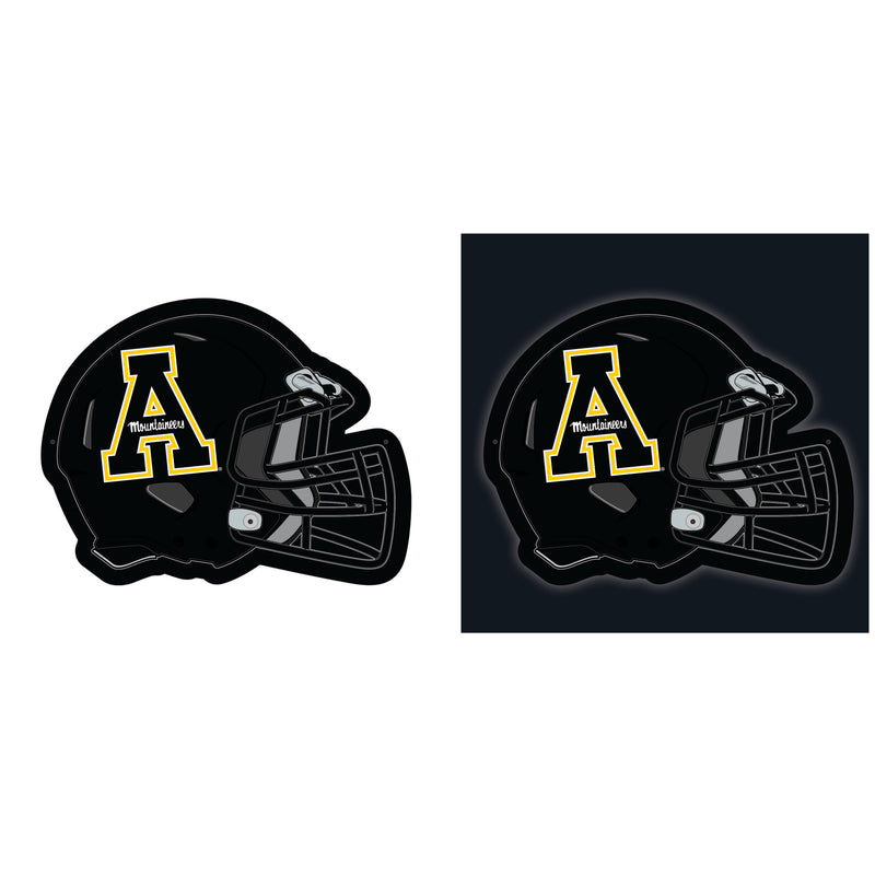 Appalachian State University College Helmet Edgelite LED Decor