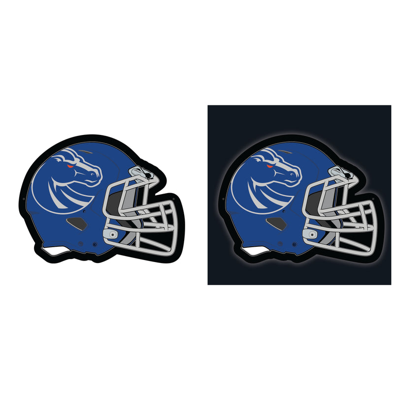 Boise State University College Helmet Edgelite LED Decor