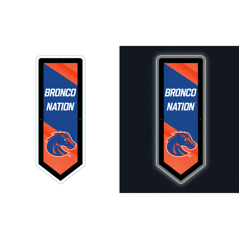 Boise State University College Pennant Glazelite LED Decor