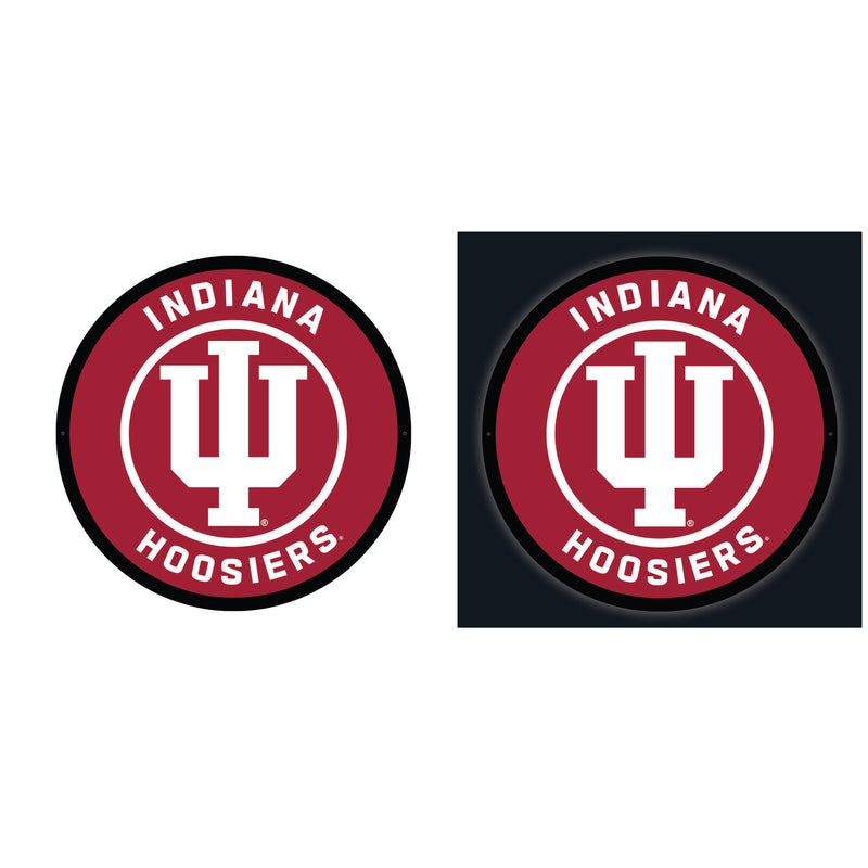Indiana University College Large Round Edgelite LED Decor