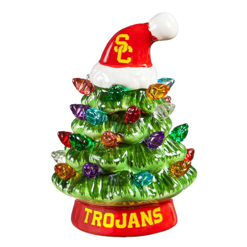 4" Mini LED Tabletop Christmas Tree, University of Southern California,8led997mt