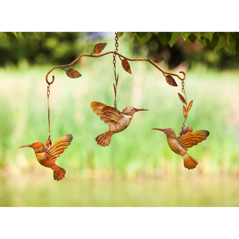 Evergreen Accessory,Humming Bird Hanging Mobile,21x27x7 Inches