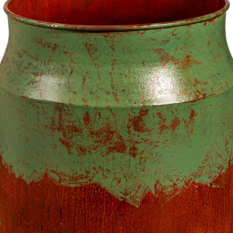Garden of Wonder Planters, Metal, Jug Shaped Planter, Color Wash, Nested Set of 3