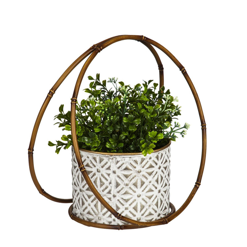 Metallic Tabletop Planters Set of 2