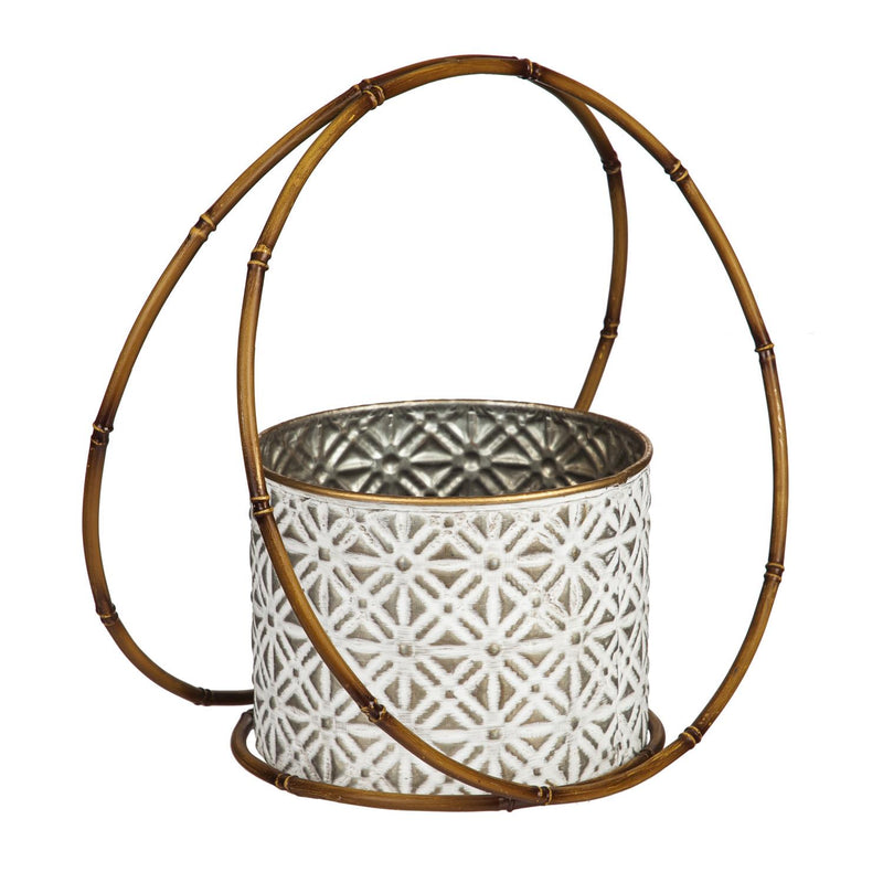 Metallic Tabletop Planters Set of 2