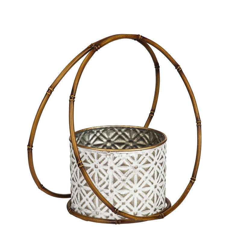 Metallic Tabletop Planters Set of 2