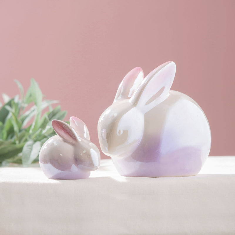 Ceramic Bunny Table Décor, Set of 2,8tac128