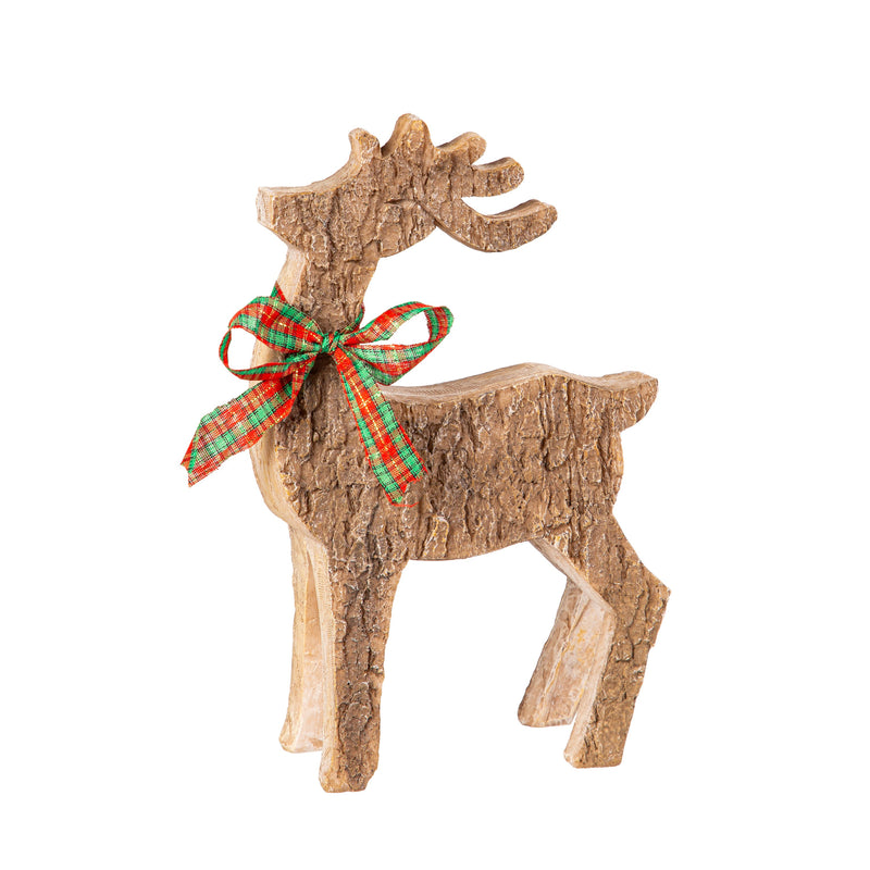 Ceramic Deer with Bow Table Décor Set,8tac275