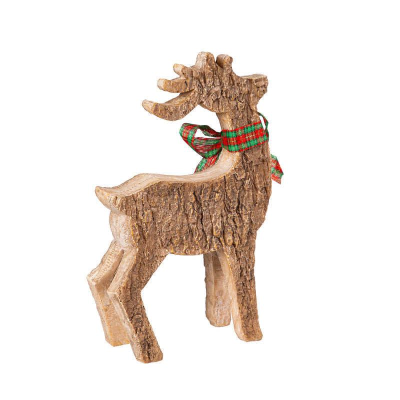 Ceramic Deer with Bow Table Décor Set,8tac275