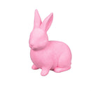 Flocked Bunny Ceramic Table Décor, Asst, 6.25"