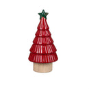 VivaStyle Table Decor, Ceramic Table Decor, Christmas Tree, 6.5"H, Asst of 2