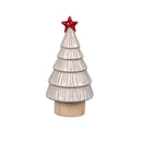 VivaStyle Table Decor, Ceramic Table Decor, Christmas Tree, 6.5"H, Asst of 2