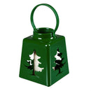 5" LED Lantern with Flickering Light Candle and Christmas Icon Cutout Table Decor, 3 Asst Designs