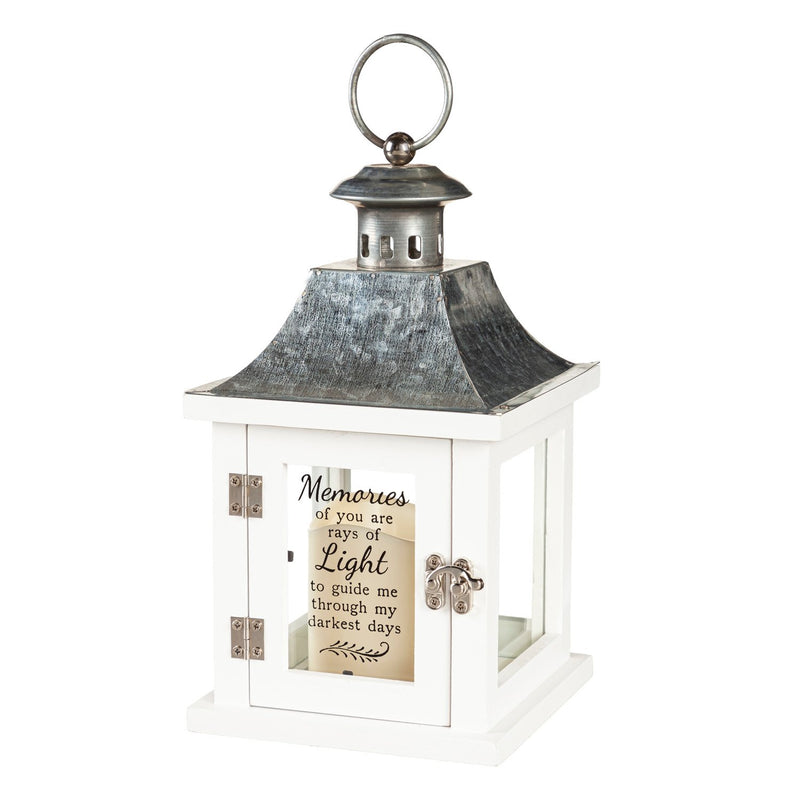 9" Remembrance Lantern, 2 Asst. Designs,8tal075